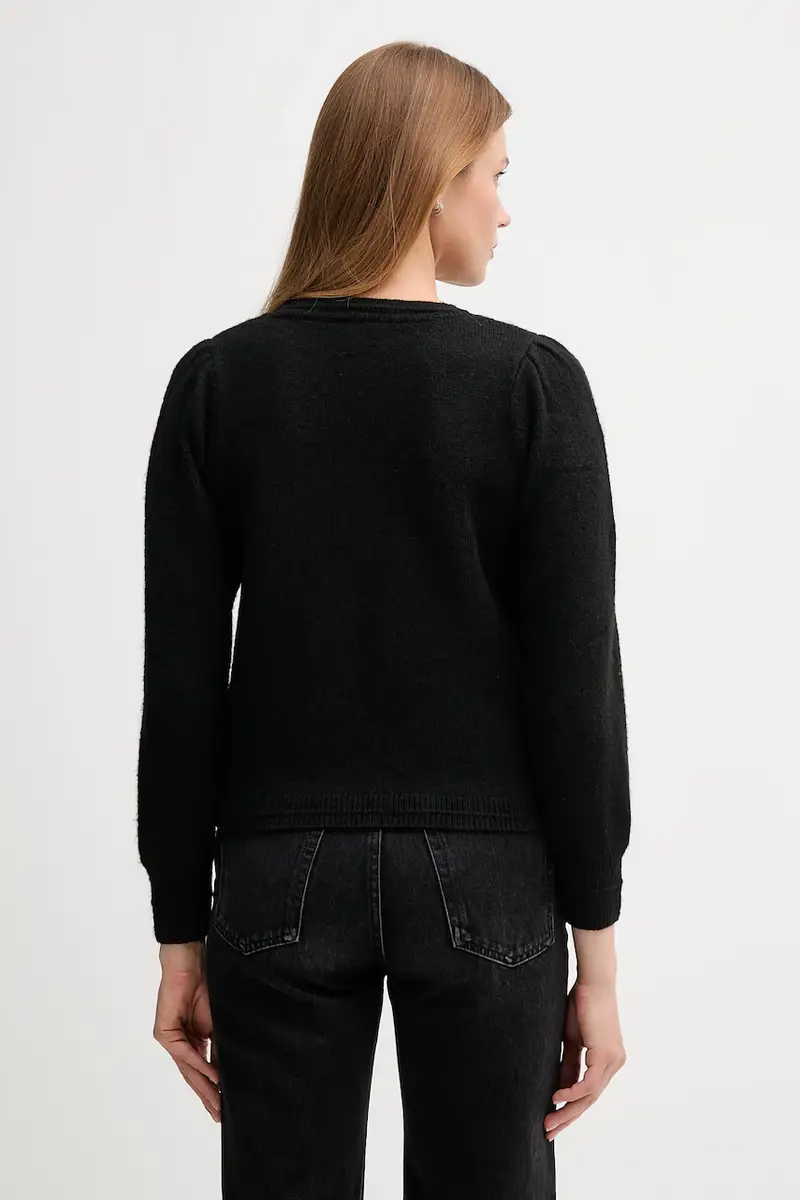 maglione in misto lana donna colore nero PL7000045 miniatura 3