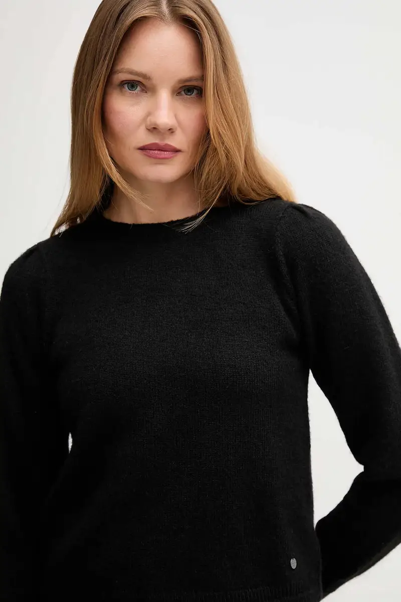 maglione in misto lana donna colore nero PL7000045 miniatura 4