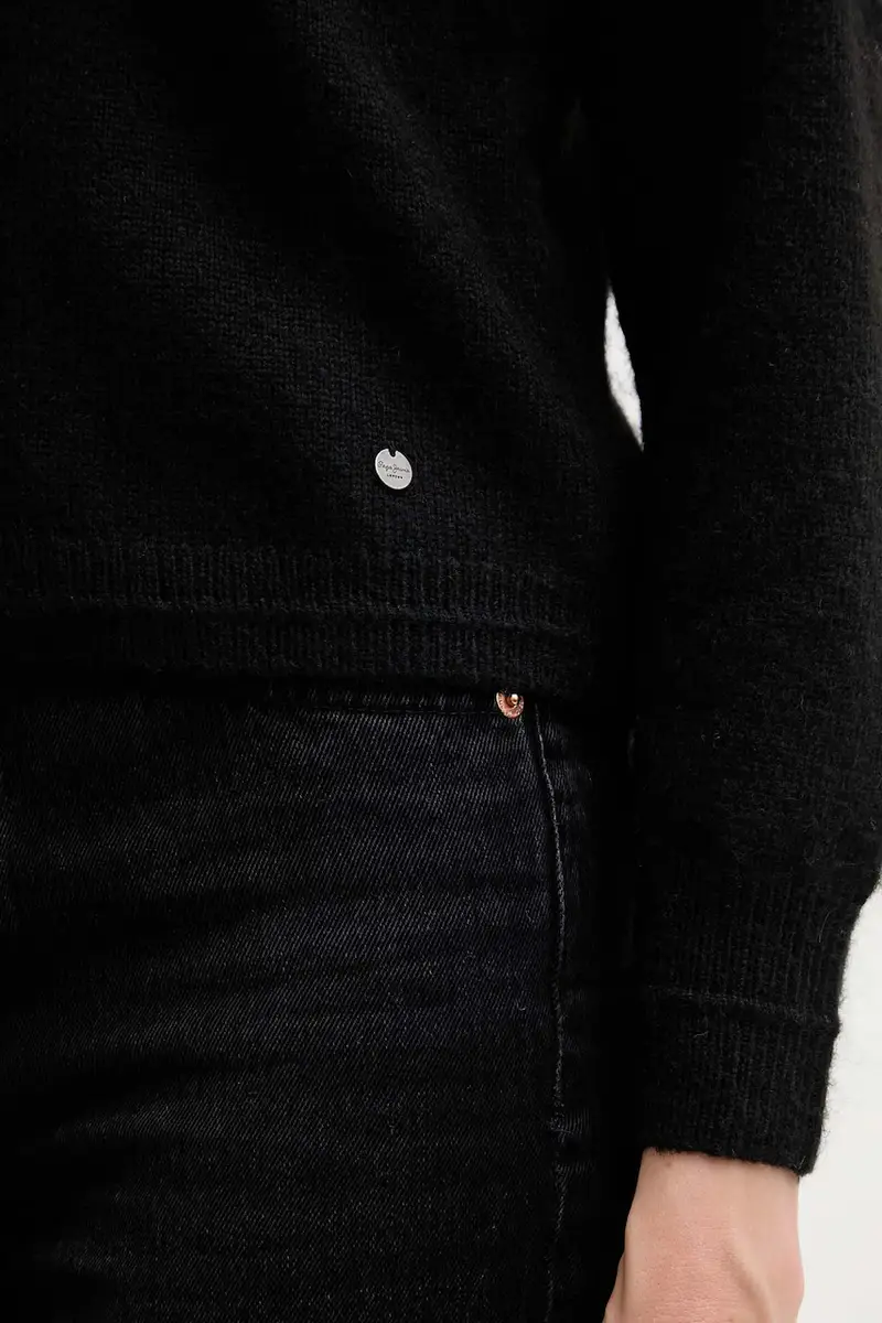 maglione in misto lana donna colore nero PL7000045 miniatura 5