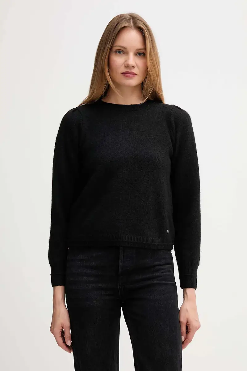 maglione in misto lana donna colore nero PL7000045