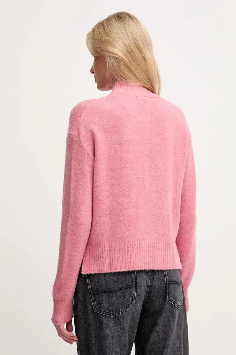 maglione in misto lana donna colore rosa PL7000032 miniatura 3