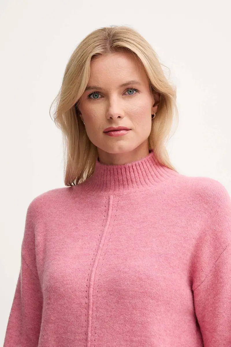 maglione in misto lana donna colore rosa PL7000032 miniatura 4