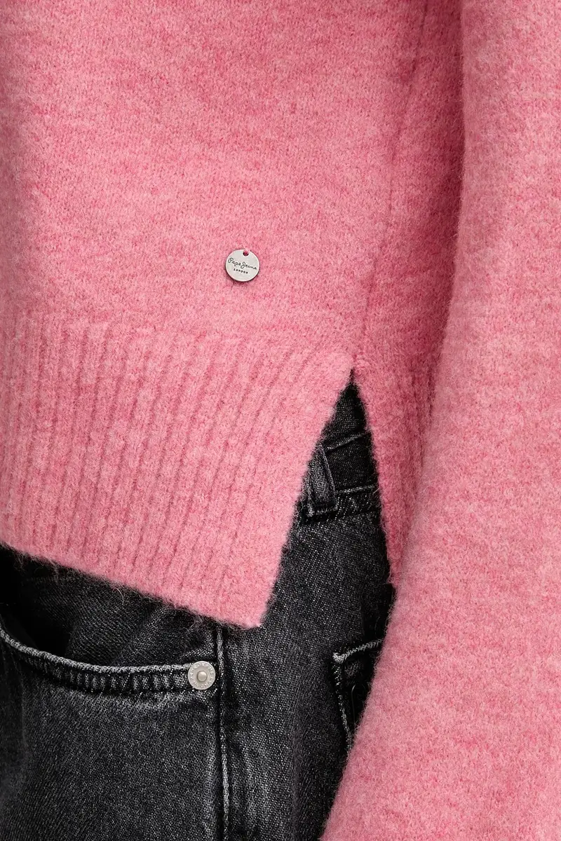 maglione in misto lana donna colore rosa PL7000032 miniatura 5