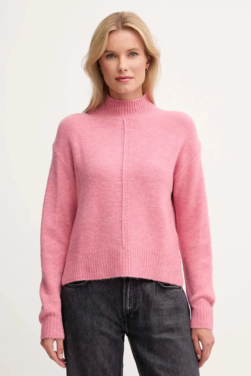 maglione in misto lana donna colore rosa PL7000032