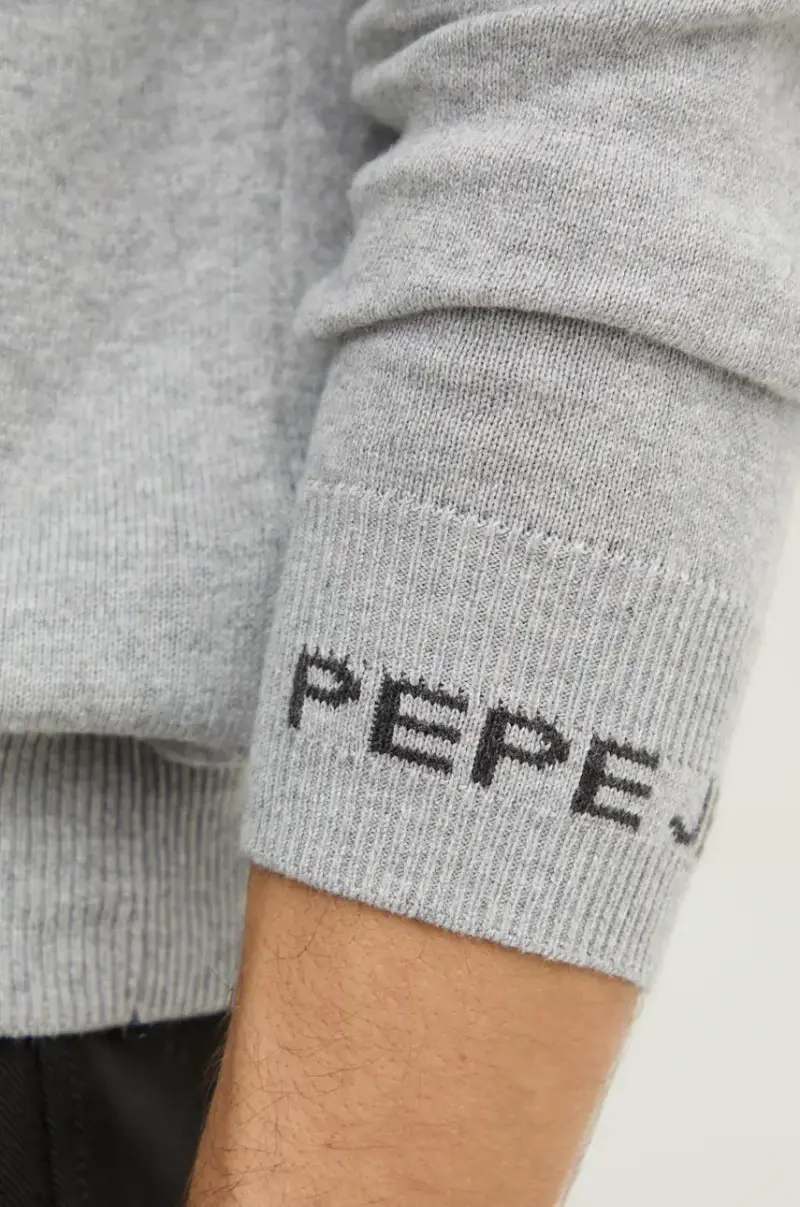 maglione in misto lana NEW ANDRE TURTLE NECK Grigio miniatura 5