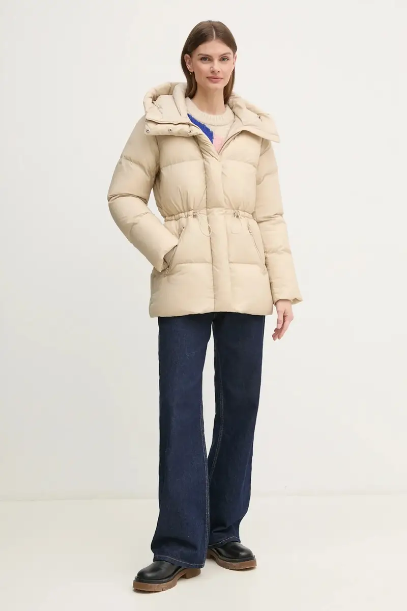 maglione in misto lana NORA donna colore beige PL702238 miniatura 2