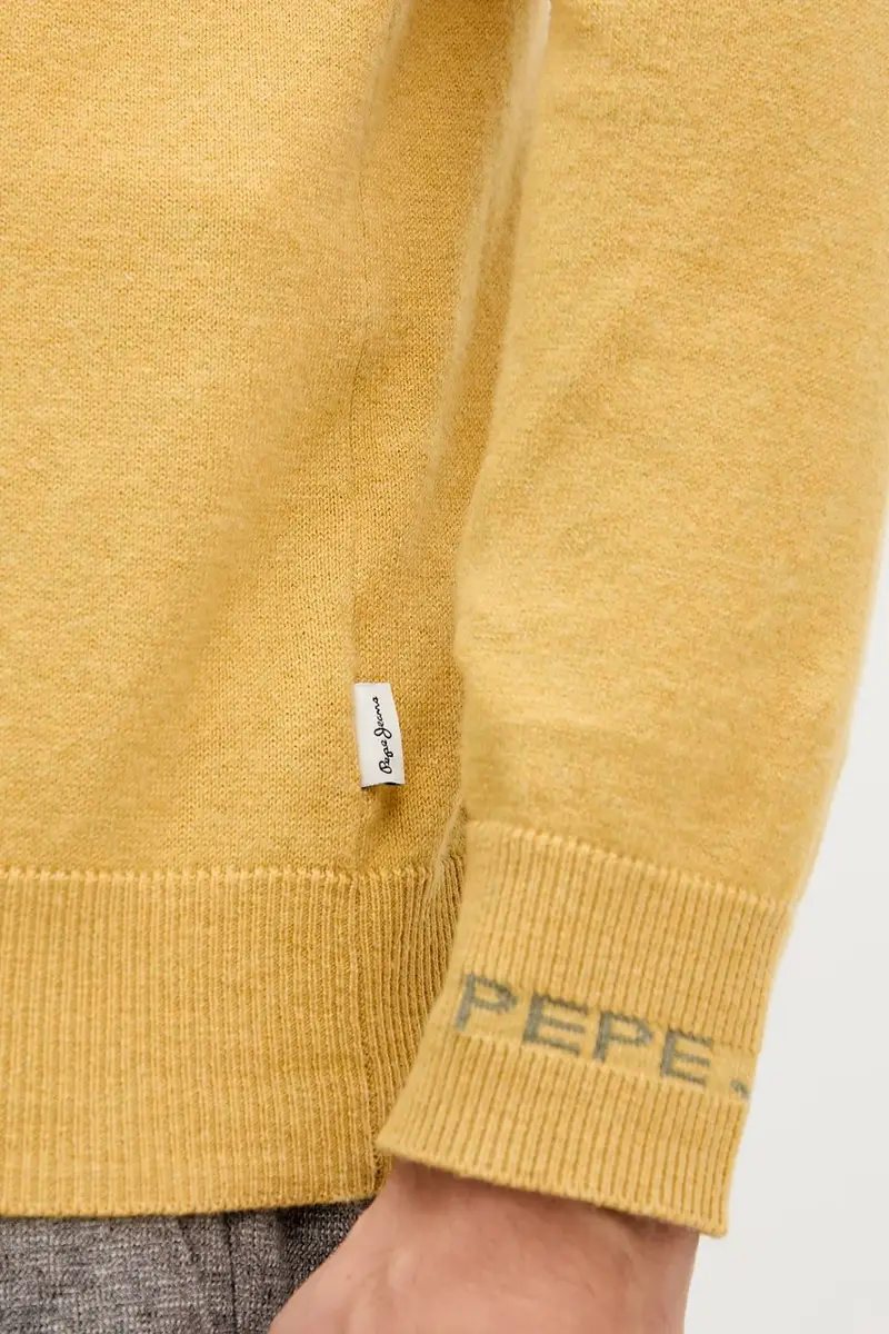 maglione in misto lana uomo colore giallo PM7000013 miniatura 5