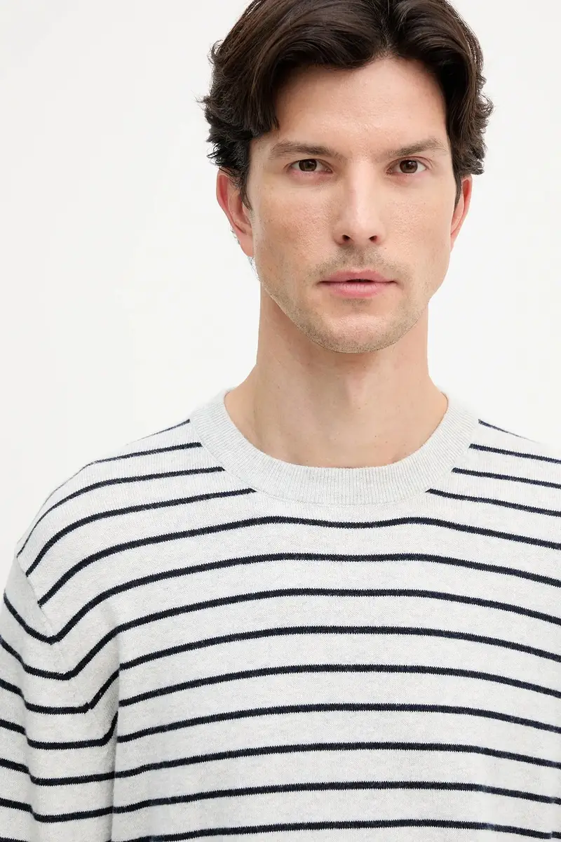 maglione in misto lana uomo colore grigio PM7000010 miniatura 4