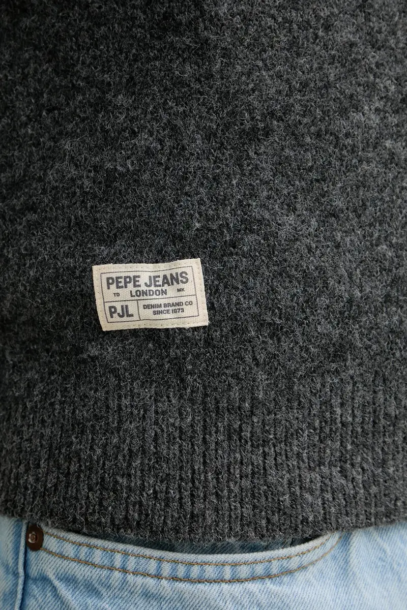 maglione in misto lana uomo colore grigio PM7000024 miniatura 5