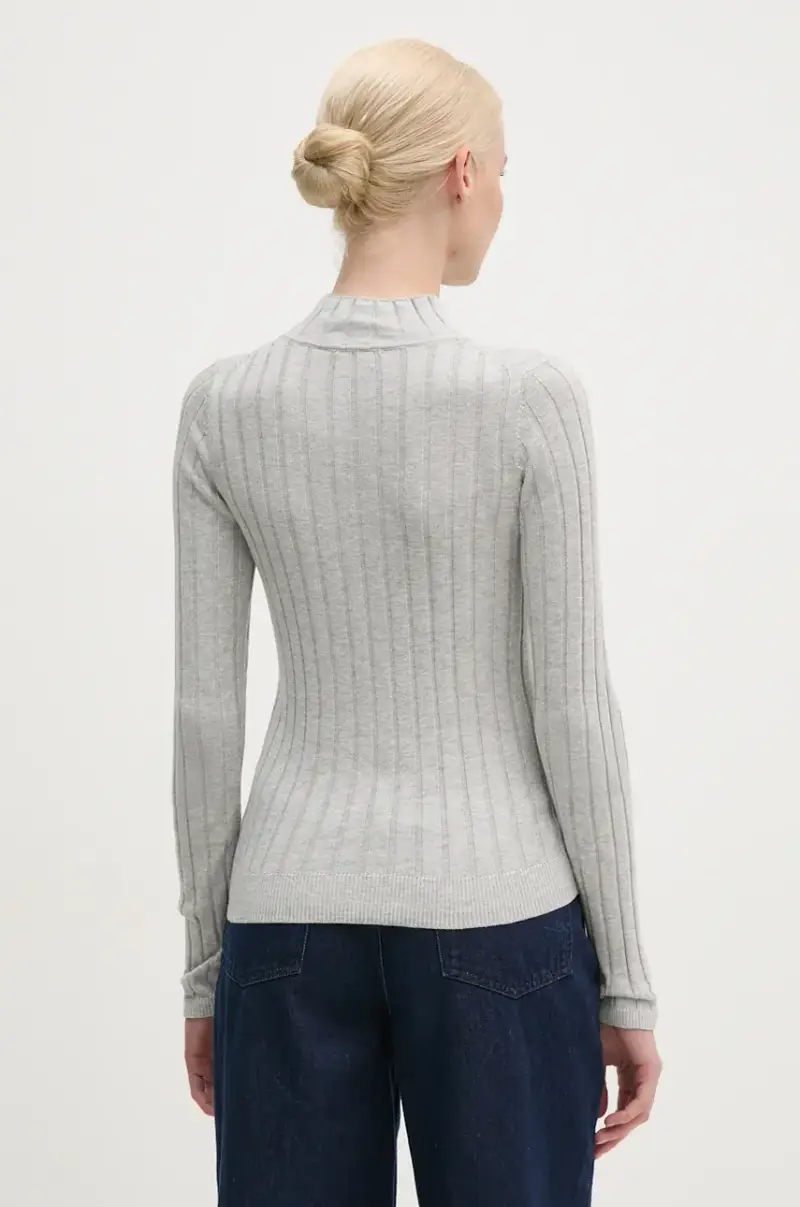 maglione IZABEL TURTLENECK donna colore grigio PL702224 miniatura 3