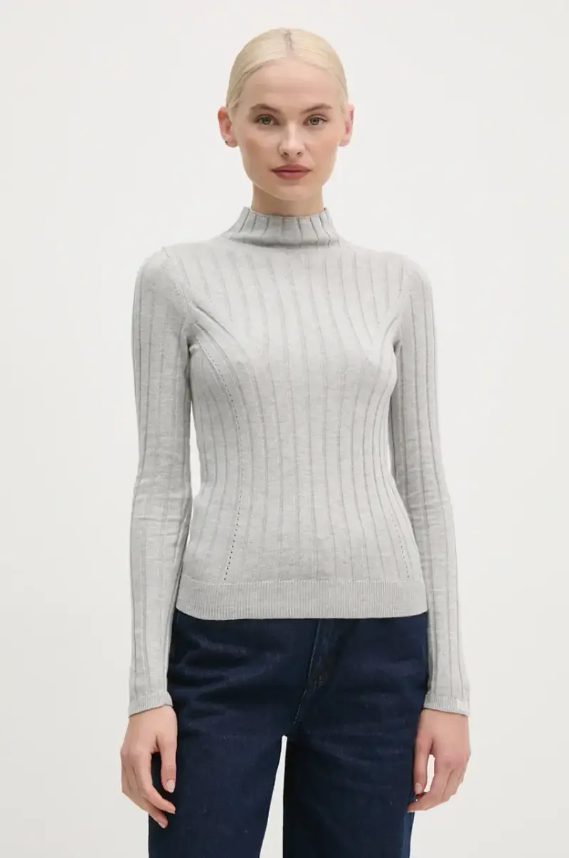 maglione IZABEL TURTLENECK donna colore grigio PL702224
