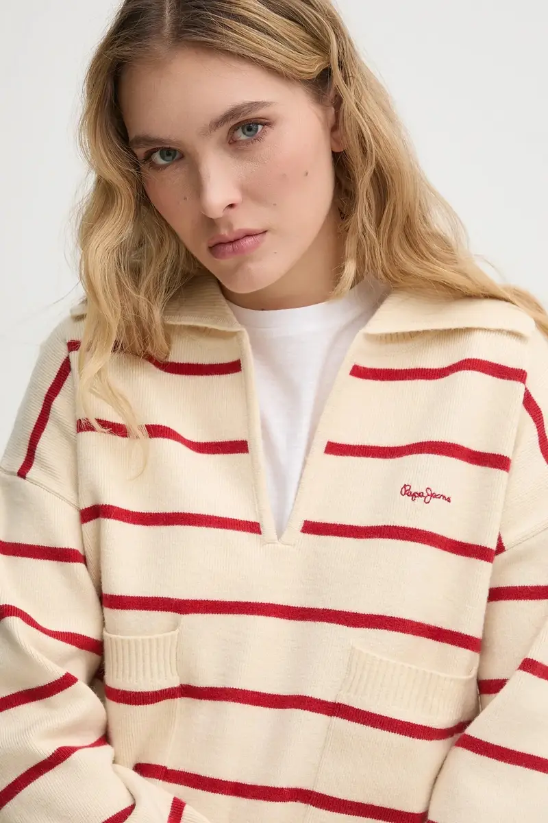 maglione PRISCILLA donna colore beige PL702272 miniatura 4