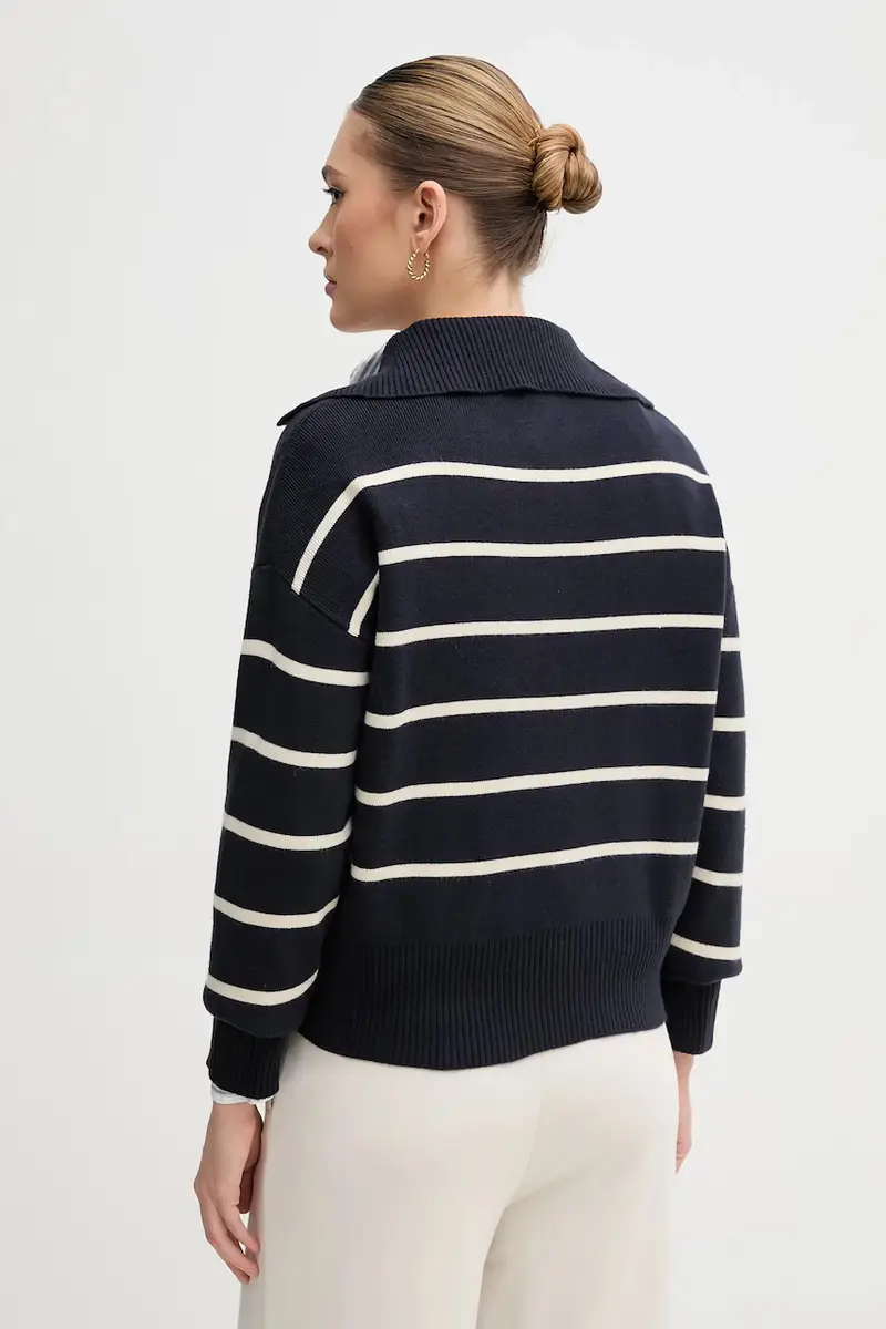 maglione PRISCILLA donna colore blu navy PL702272 miniatura 3