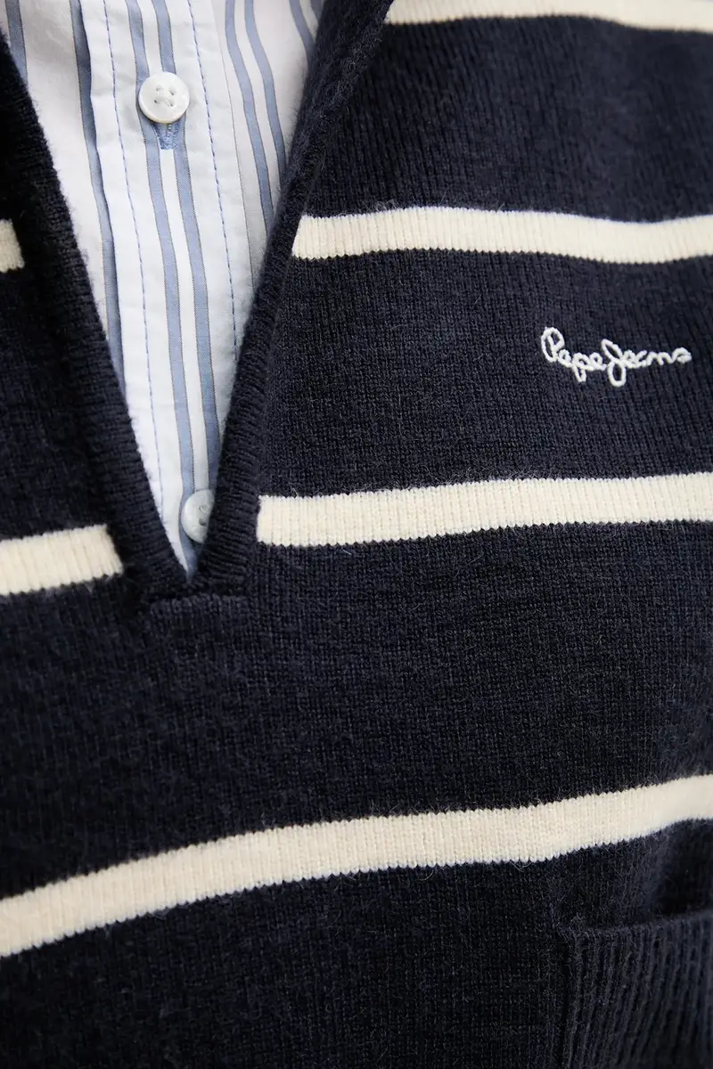 maglione PRISCILLA donna colore blu navy PL702272 miniatura 5