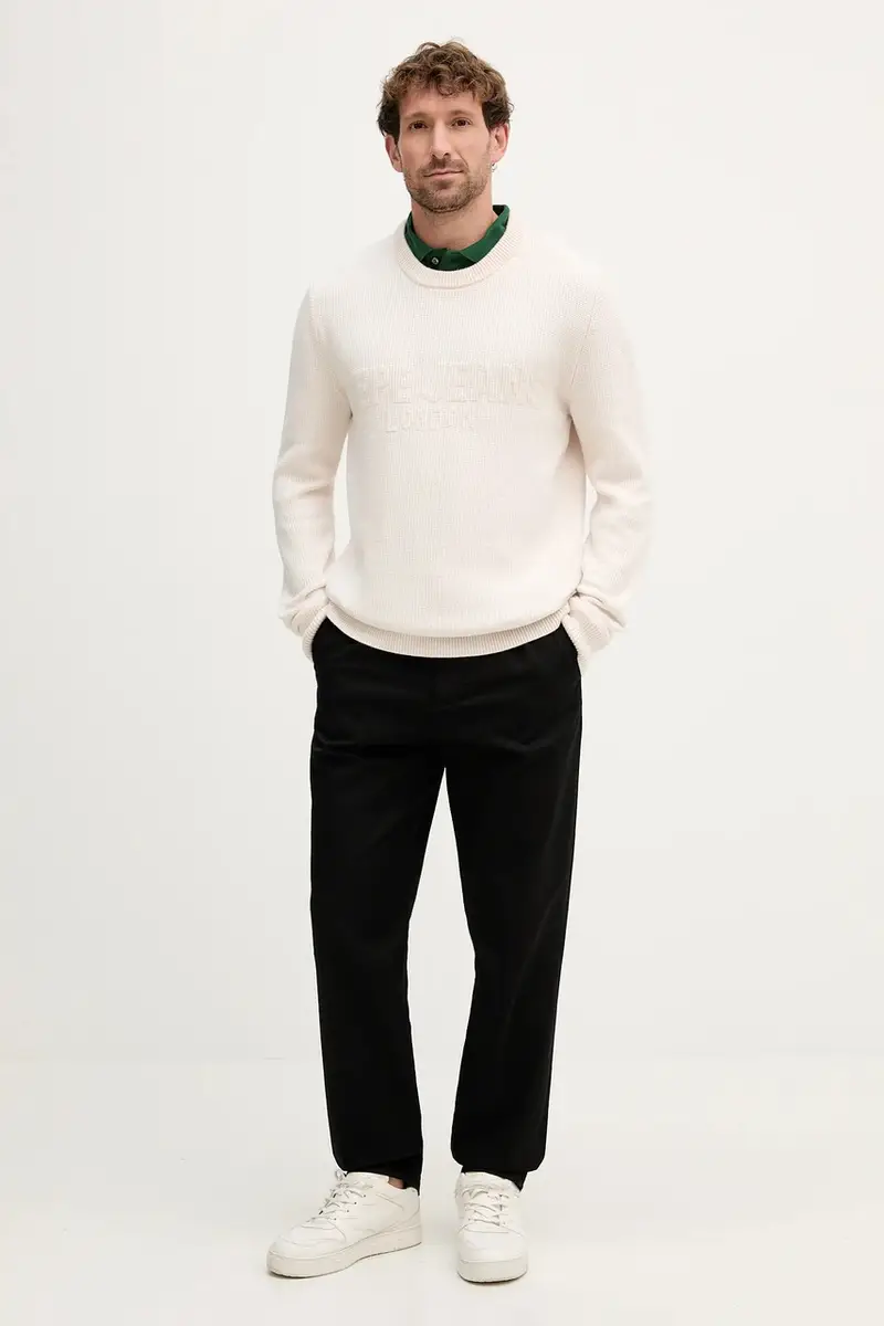 maglione uomo colore beige PM7000016 miniatura 2