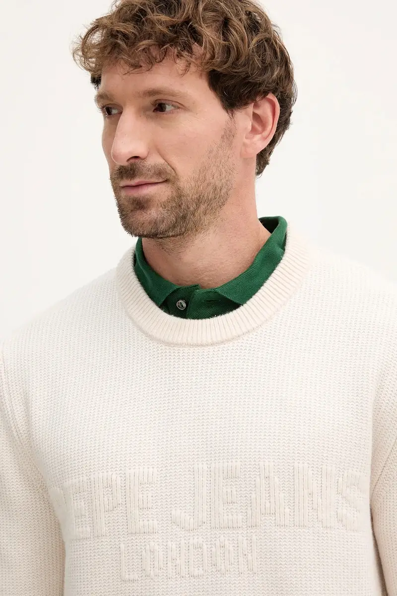 maglione uomo colore beige PM7000016 miniatura 4