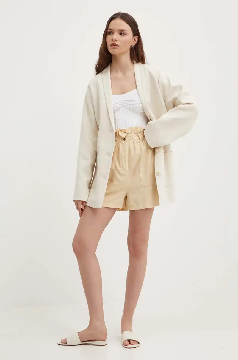 pantaloncini ESTRELLA donna colore beige PL801102 miniatura 2