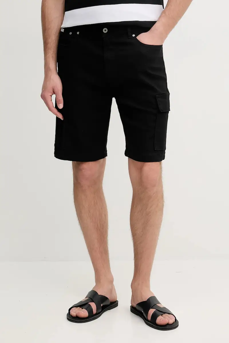 pantaloncini GYMDIGO FIVE POCKETS CARGO SHORT uomo colore nero PM801177