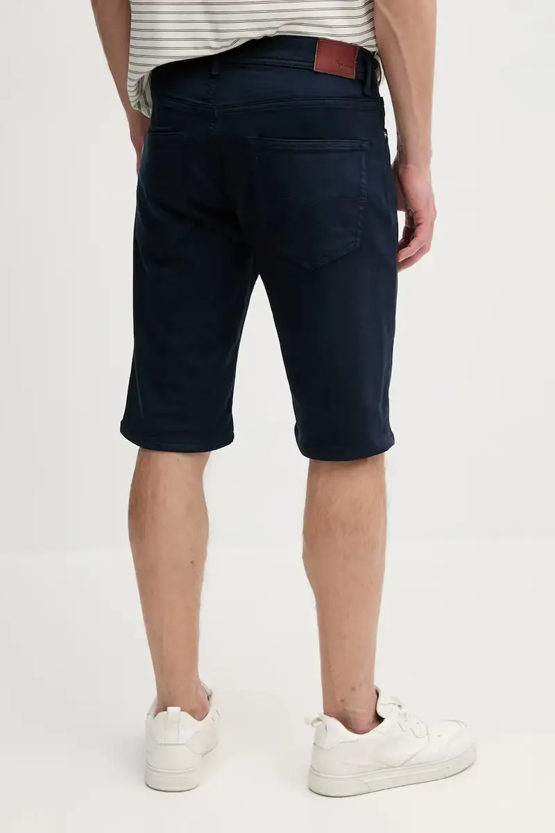 pantaloncini SLIM GYMDIGO SHORT uomo colore blu navy PM801075YH6 miniatura 3