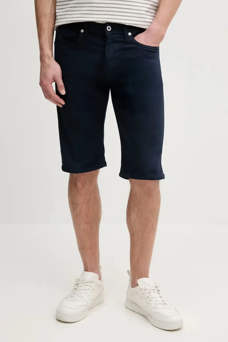 pantaloncini SLIM GYMDIGO SHORT uomo colore blu navy PM801075YH6
