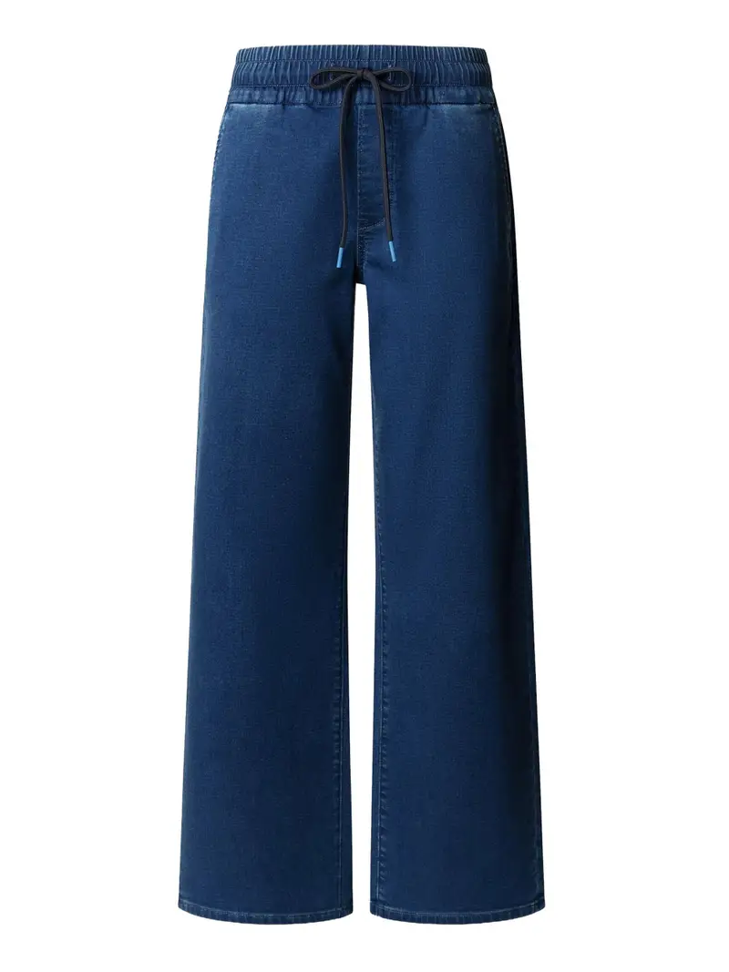 pantalone jogger pepe jeans eva da donna - denim