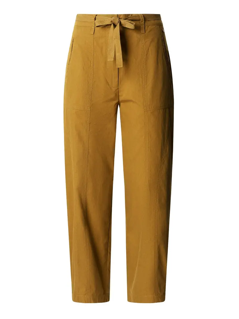 pantalone straight pepe jeans alice da donna - giallo