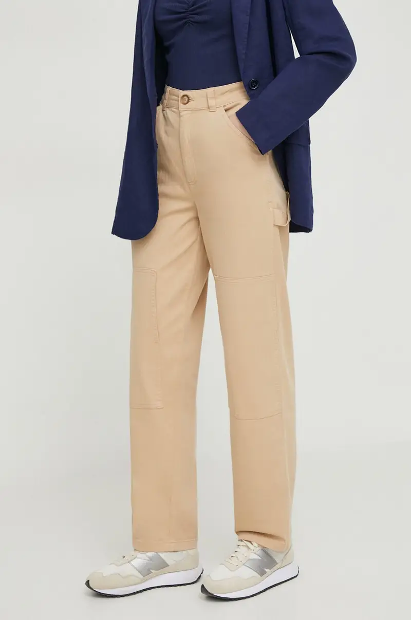 pantaloni Betsy donna colore beige
