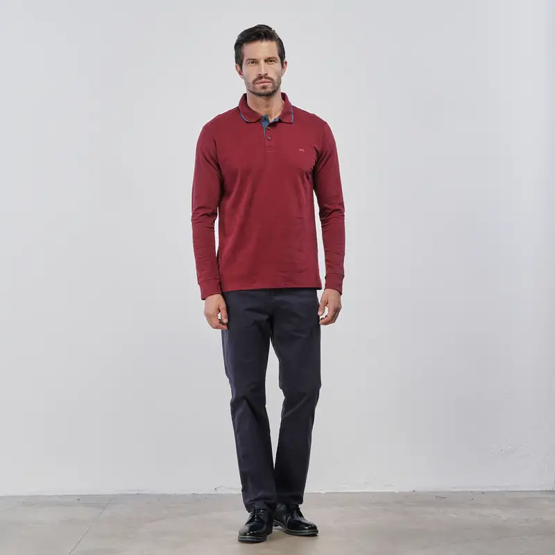 Pantaloni blu da uomo con tasche