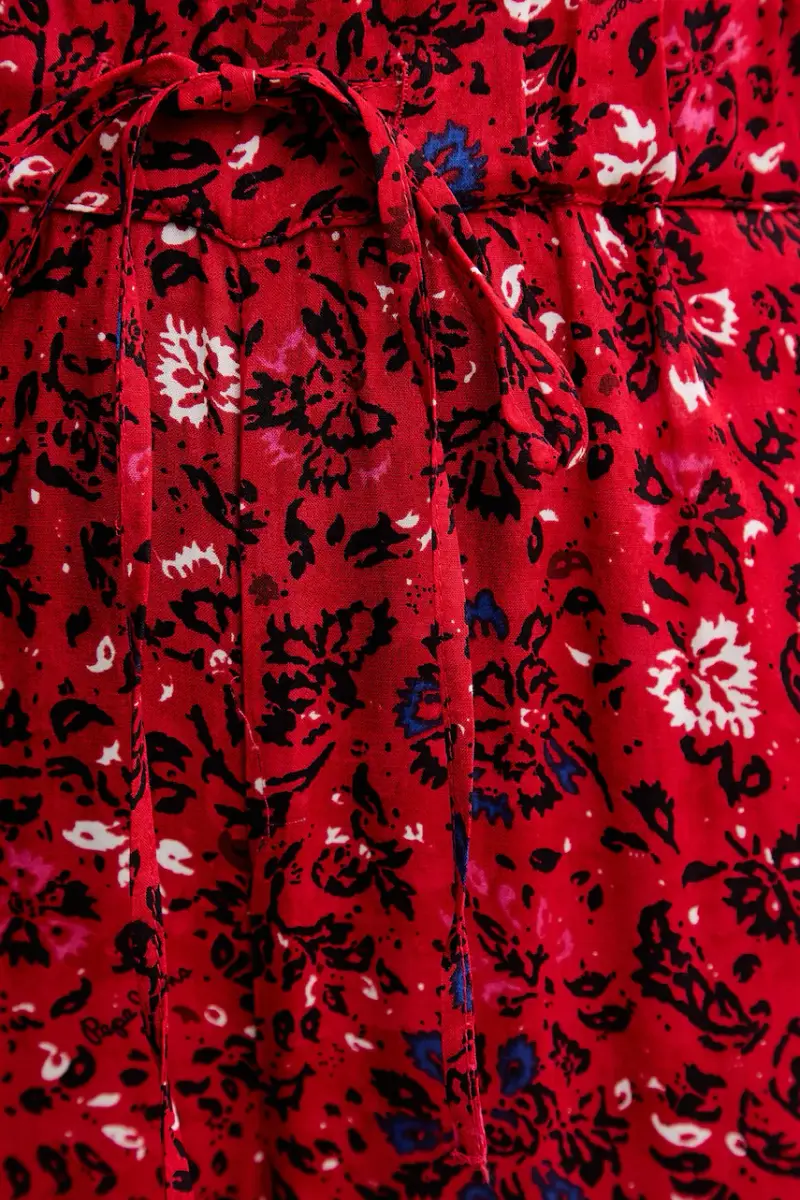 pantaloni CHASTITY donna colore rosso PL211820 miniatura 4