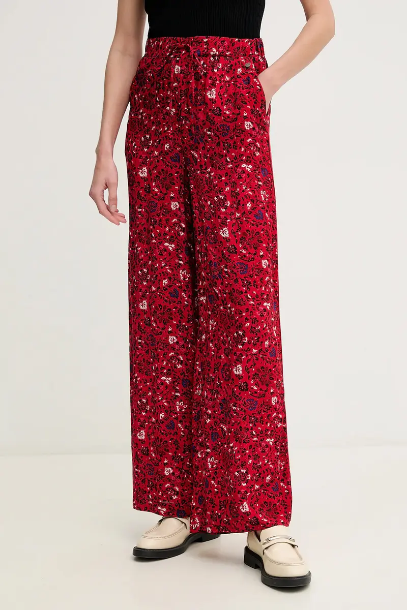 pantaloni CHASTITY donna colore rosso PL211820