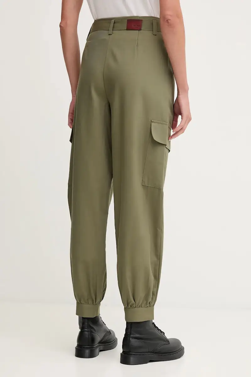 pantaloni donna colore verde PL2100016 miniatura 3