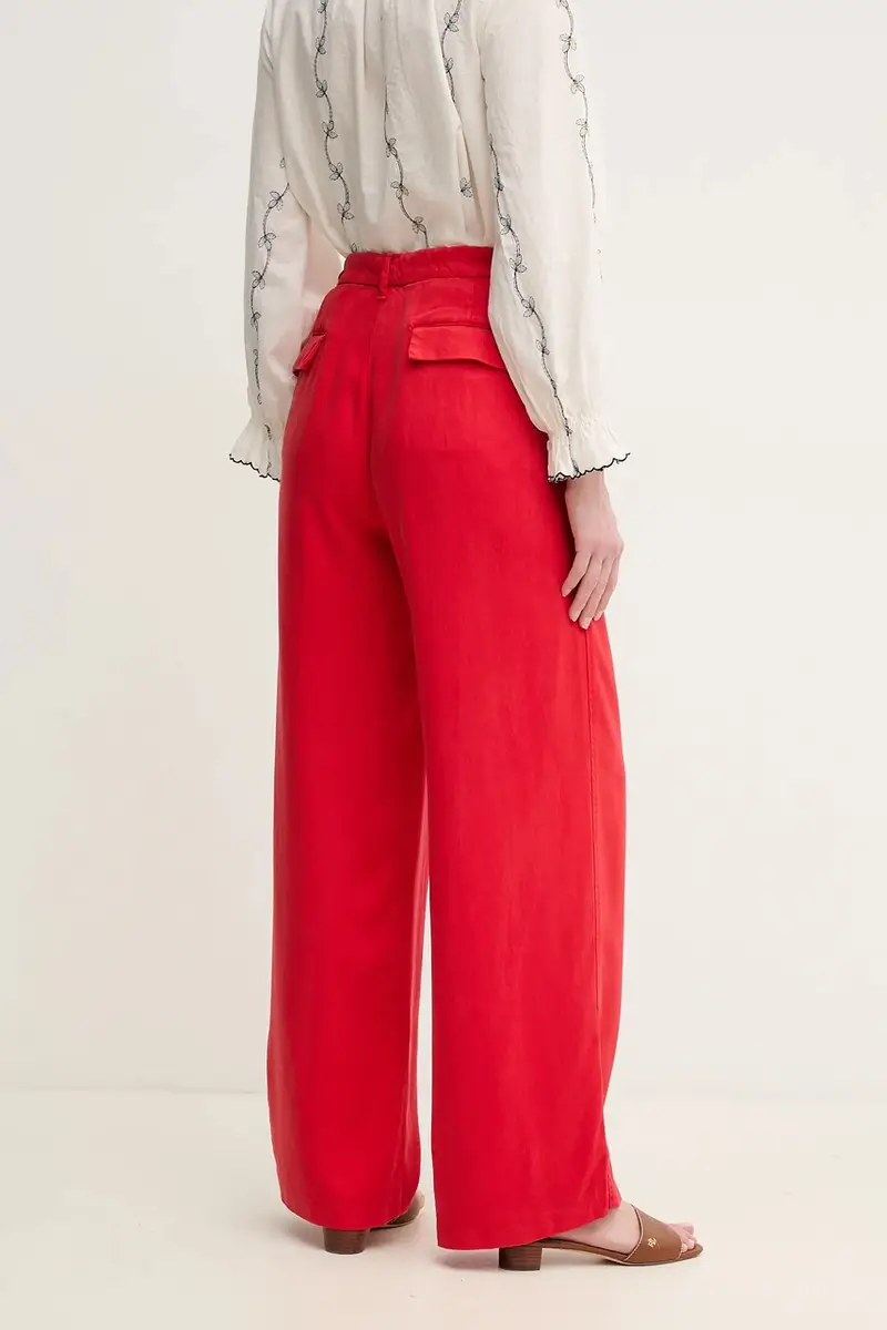 pantaloni GOA donna colore rosso PL211834 miniatura 3