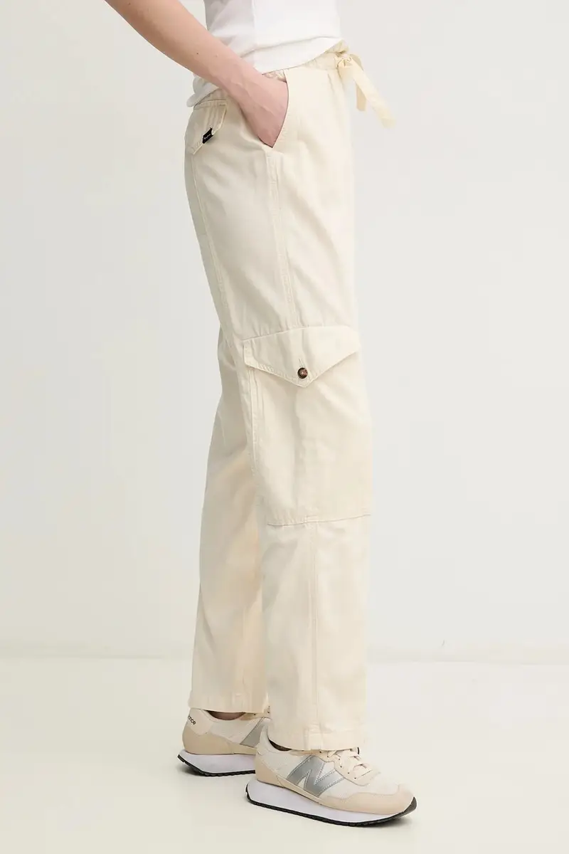 pantaloni HADDA PANT donna colore beige PL211809 miniatura 4