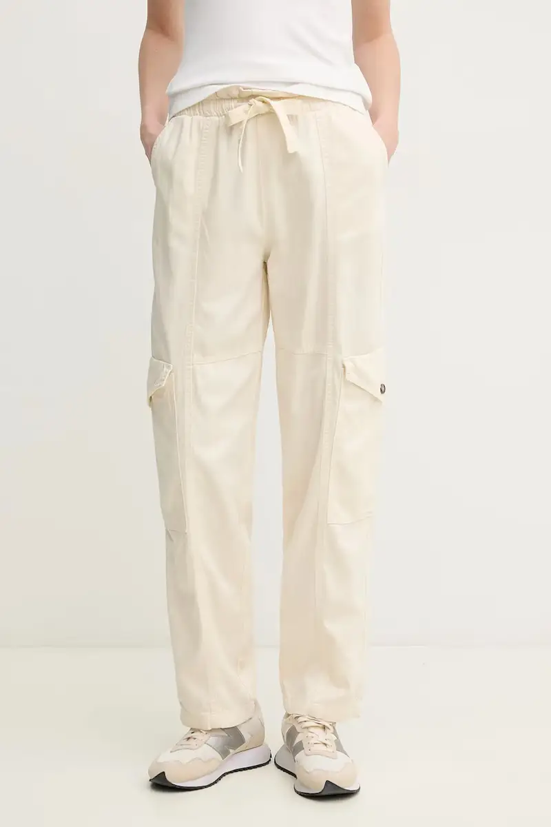 pantaloni HADDA PANT donna colore beige PL211809