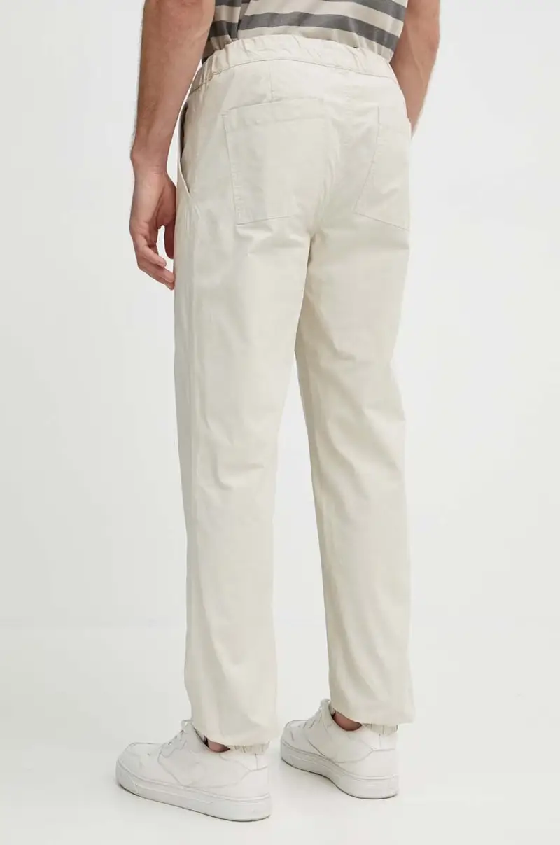 pantaloni PULL ON CUFFED SMART PANTS uomo colore beige PM211687 miniatura 3