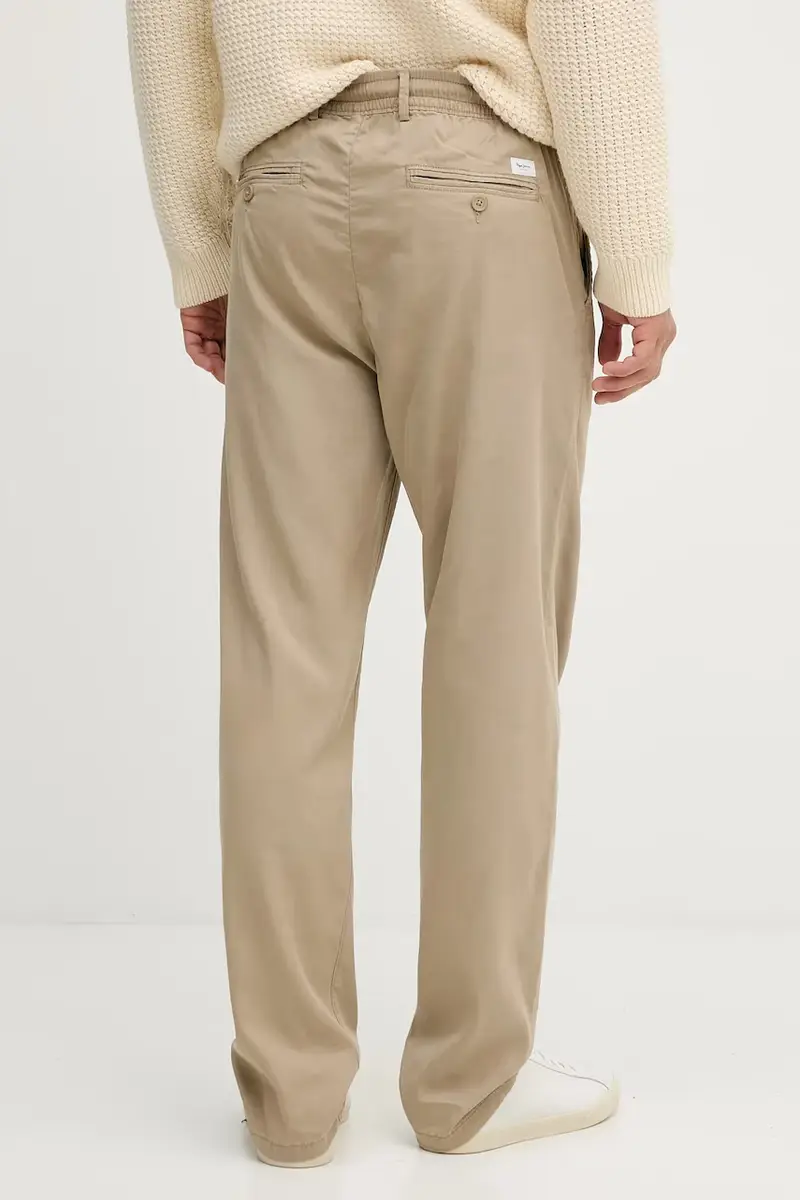 pantaloni uomo colore beige PM2100005 miniatura 3