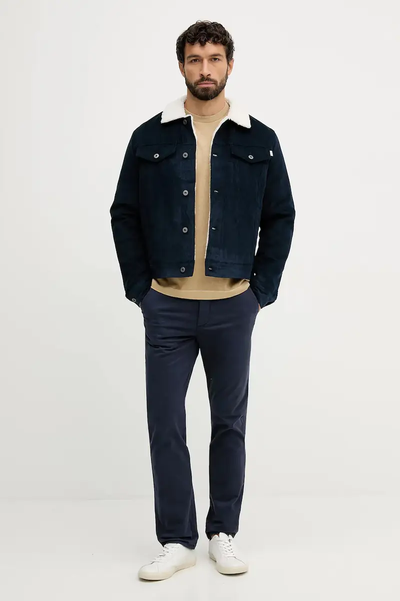 pantaloni uomo colore blu navy PM2100013 miniatura 2