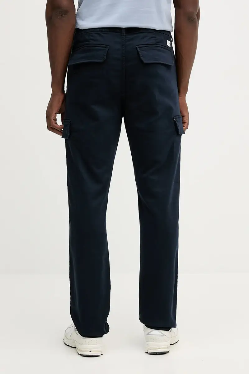 pantaloni uomo colore blu navy PM211725 miniatura 3