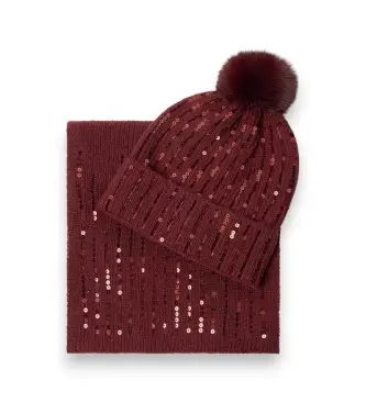 per donna PL0100002 Set a righe rosse (OSFA), Rosso, Casual, Poliestere