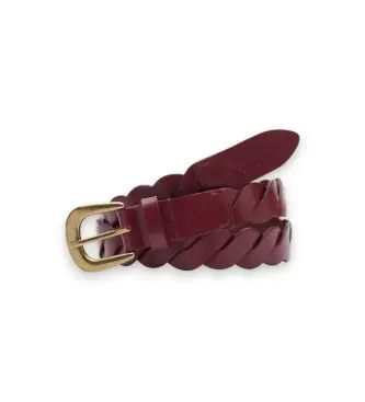 per donna PL0200006 Cintura Isabelle bordeaux (L), Casual, Pelle