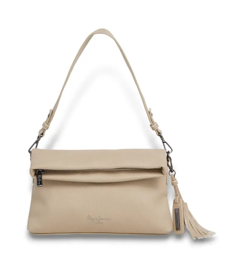 per donna PL0300038 Borsa beige Gaia (OSFA), Casual, Poliuretano