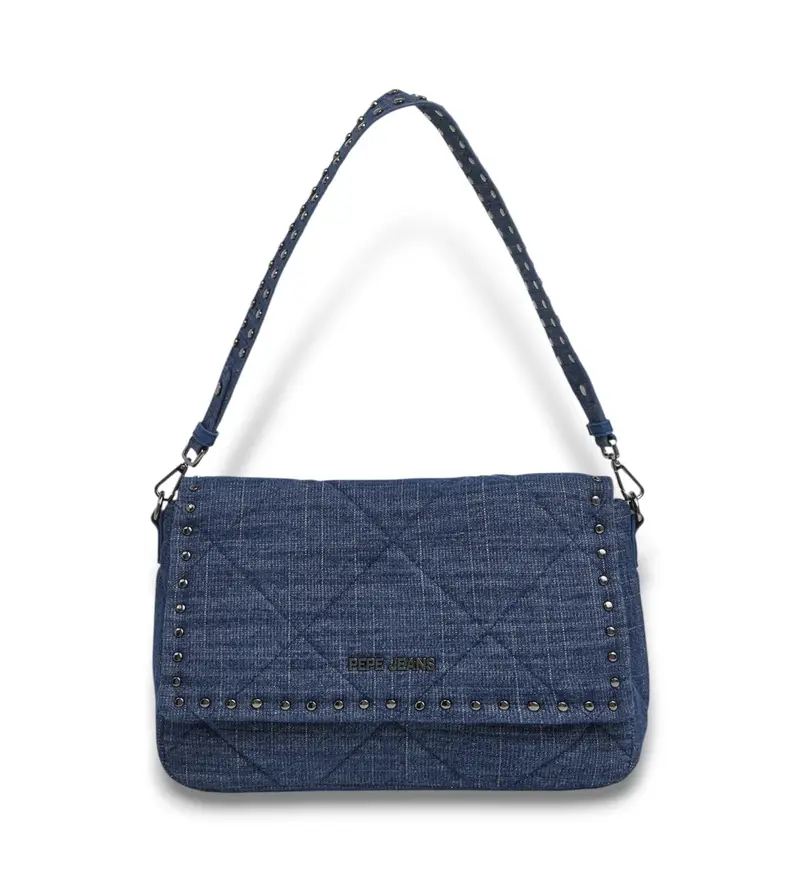 per donna PL0300041 Borsa con gemme blu (OSFA), Casual, Cotone