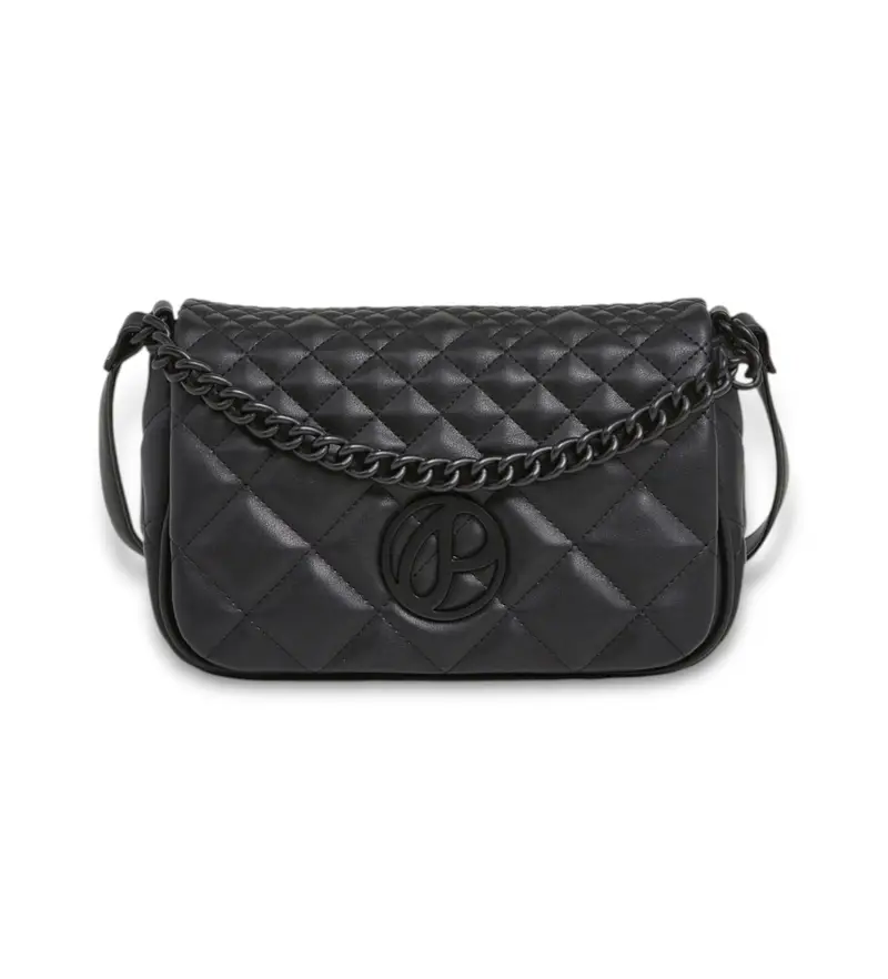 per donna. PL0300044 Borsa nera Giorgia (OSFA), Nero, Casual, Da sera, Poliuretano Pelle