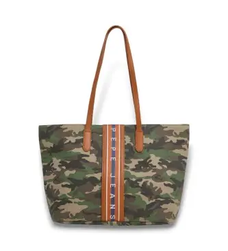 per donna PL0300055 Borsa verde gartred (OSFA), Casual, Mimetico, Cotone