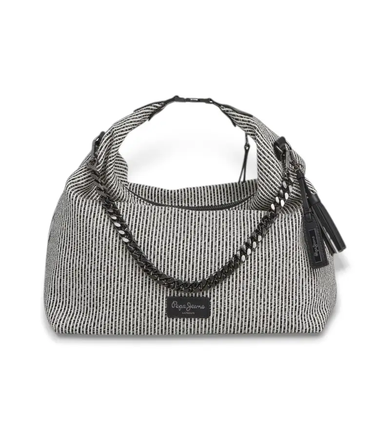 per donna. PL0300070 Borsa grigia Giuliette (OSFA), Casual, Grigio, Poliestere Pelle