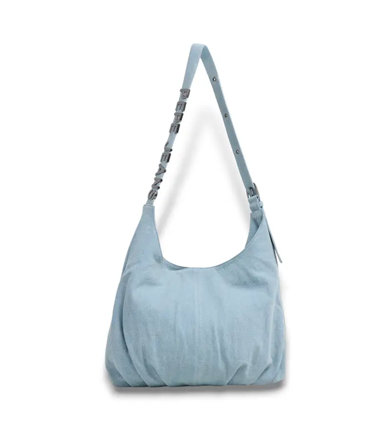 per donna PL0300077 Borsa blu Greta (OSFA), Casual, Cotone