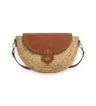 per donna PL0300101 Borsa marrone Saddie Barker (OSFA), Casual, Iuta