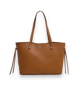 per donna PL0300111 Borsa marrone Audrey Script (OSFA), Casual, Poliuretano