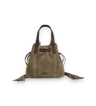 per donna PL0300132 Borsa marrone Melia Sadie (OSFA), Casual, Camoscio