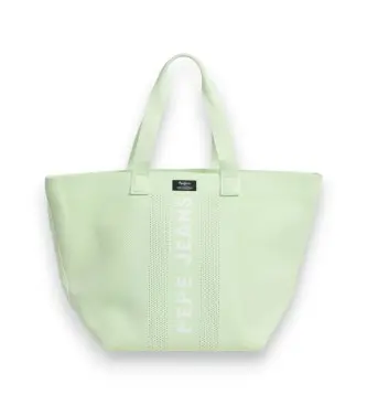 per donna PL0300137 Borsa verde Winslow lavorata a maglia (OSFA), Casual, Poliestere Nero